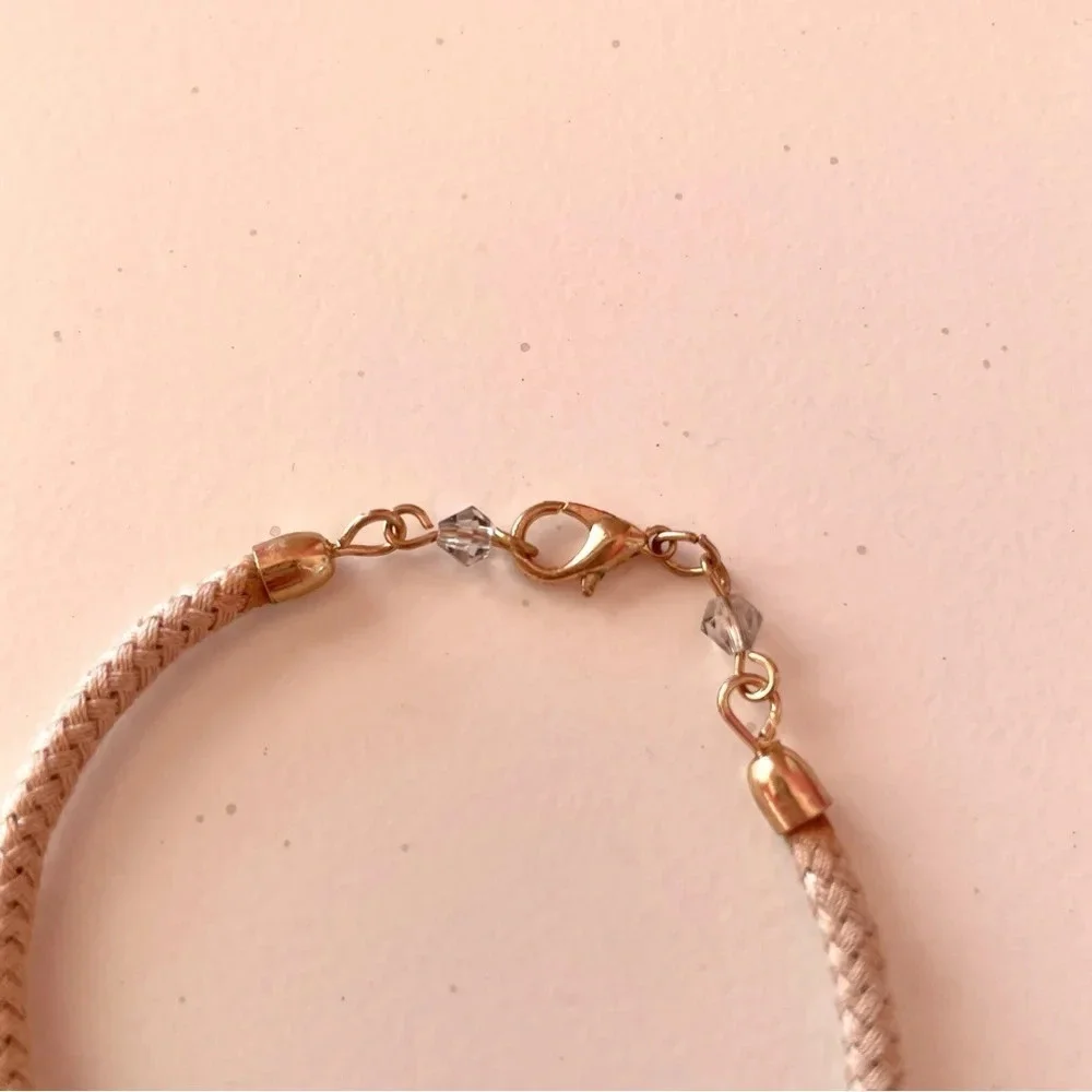 Lauren Conrad Gold Dainty Adjustable Bracelet Set of 3 - Picture 8 of 8